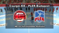 Csurgói KK - PLER-Budapest NB I-es bajnoki férfi kézilabda mérkőzés 2024. szeptember 28.