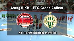 Csurgói KK - FTC-Green Collect NB I-es bajnoki férfi kézilabda mérkőzés 2024. november 2.